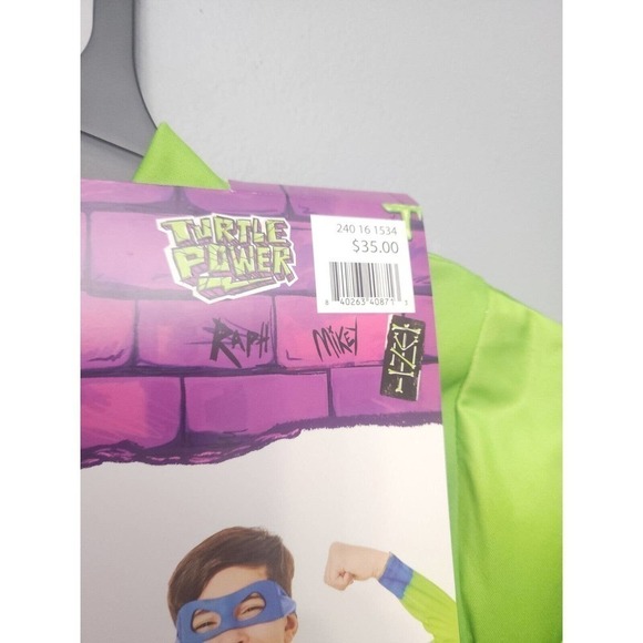 Wheelchair Ninja Turtle Costume New 4/6 Adaptive Design One Size Light Up Belt - Picture 7 of 11